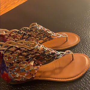 Cute Vibrantly colored sandals